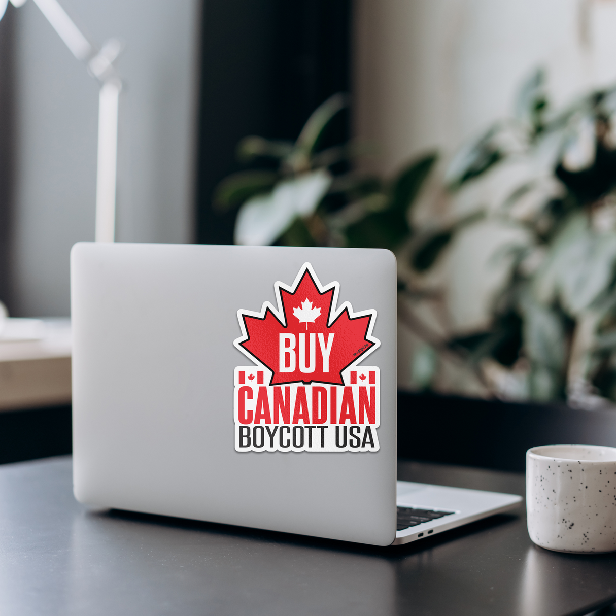 Buy Canadian, Boycott USA Sticker