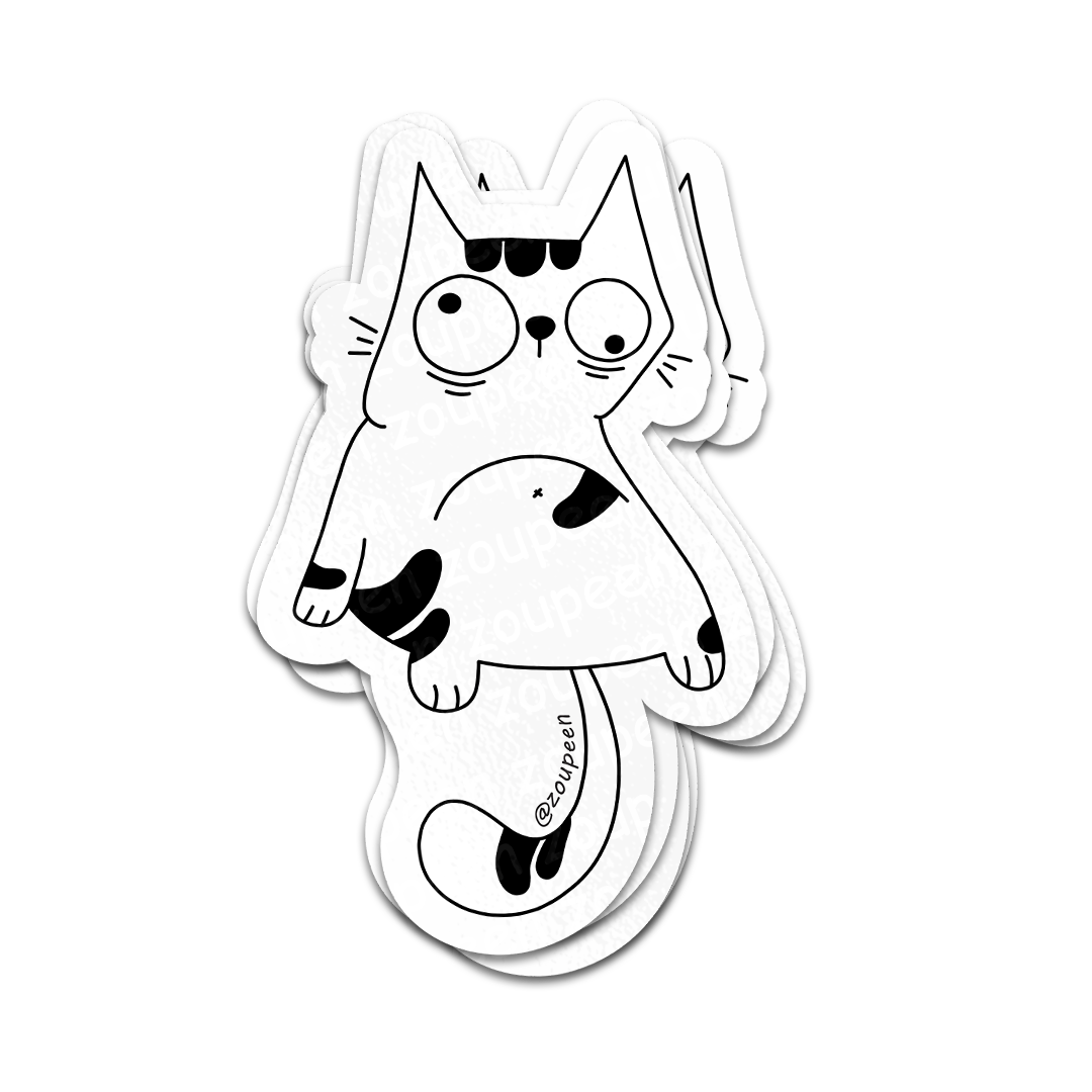 Round Belly Chill Sticker