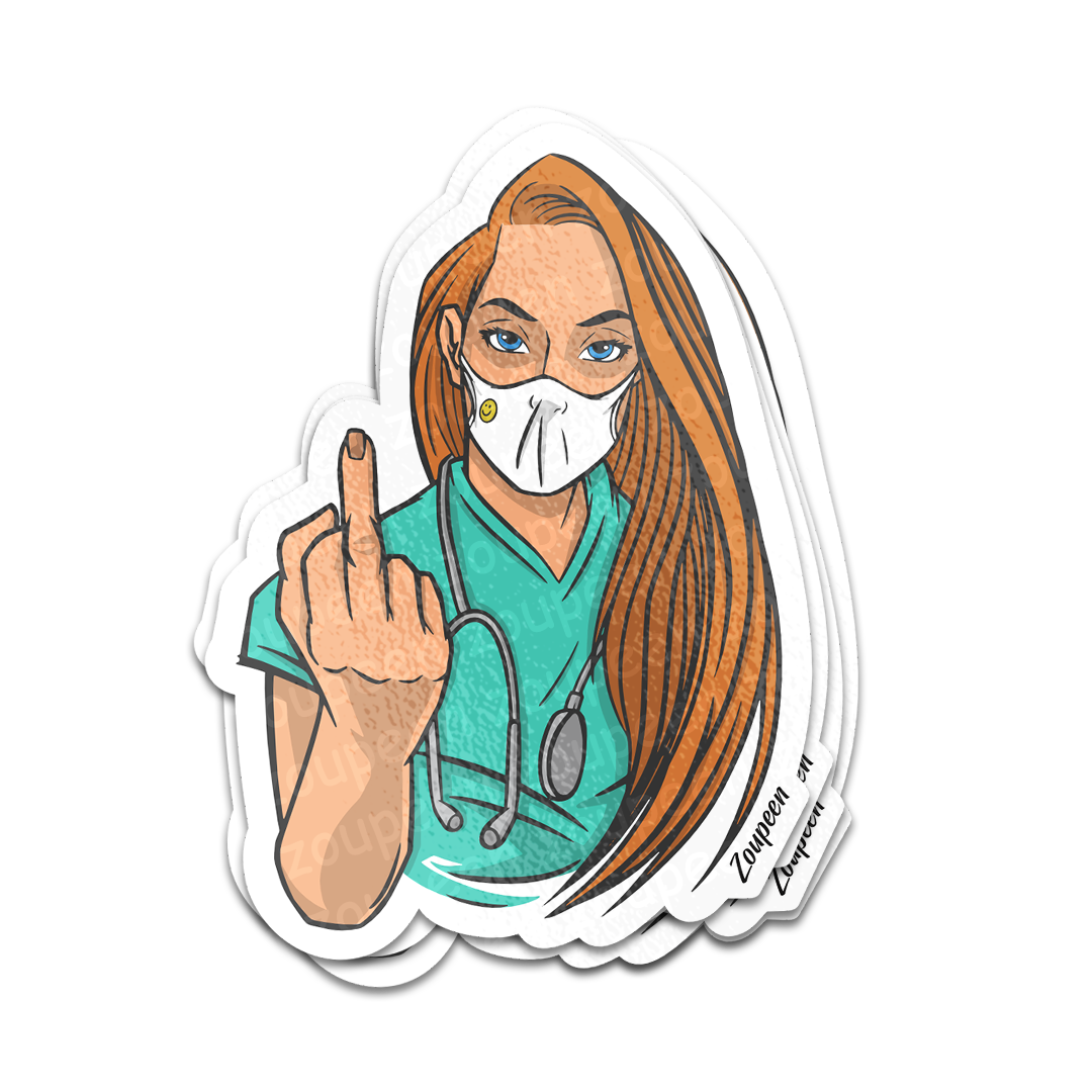 Fierce Nurse Sticker