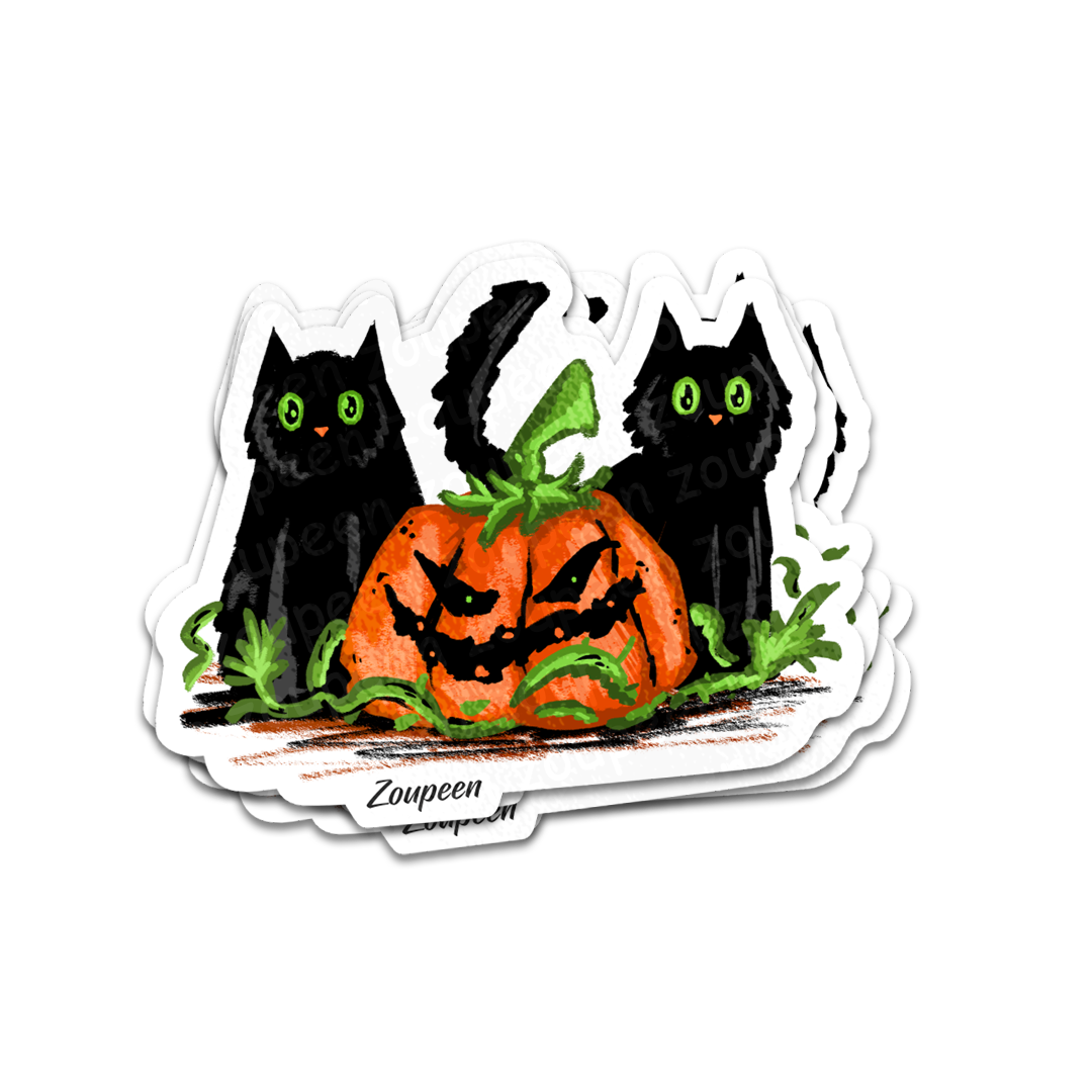 Pumpkin Pals Sticker