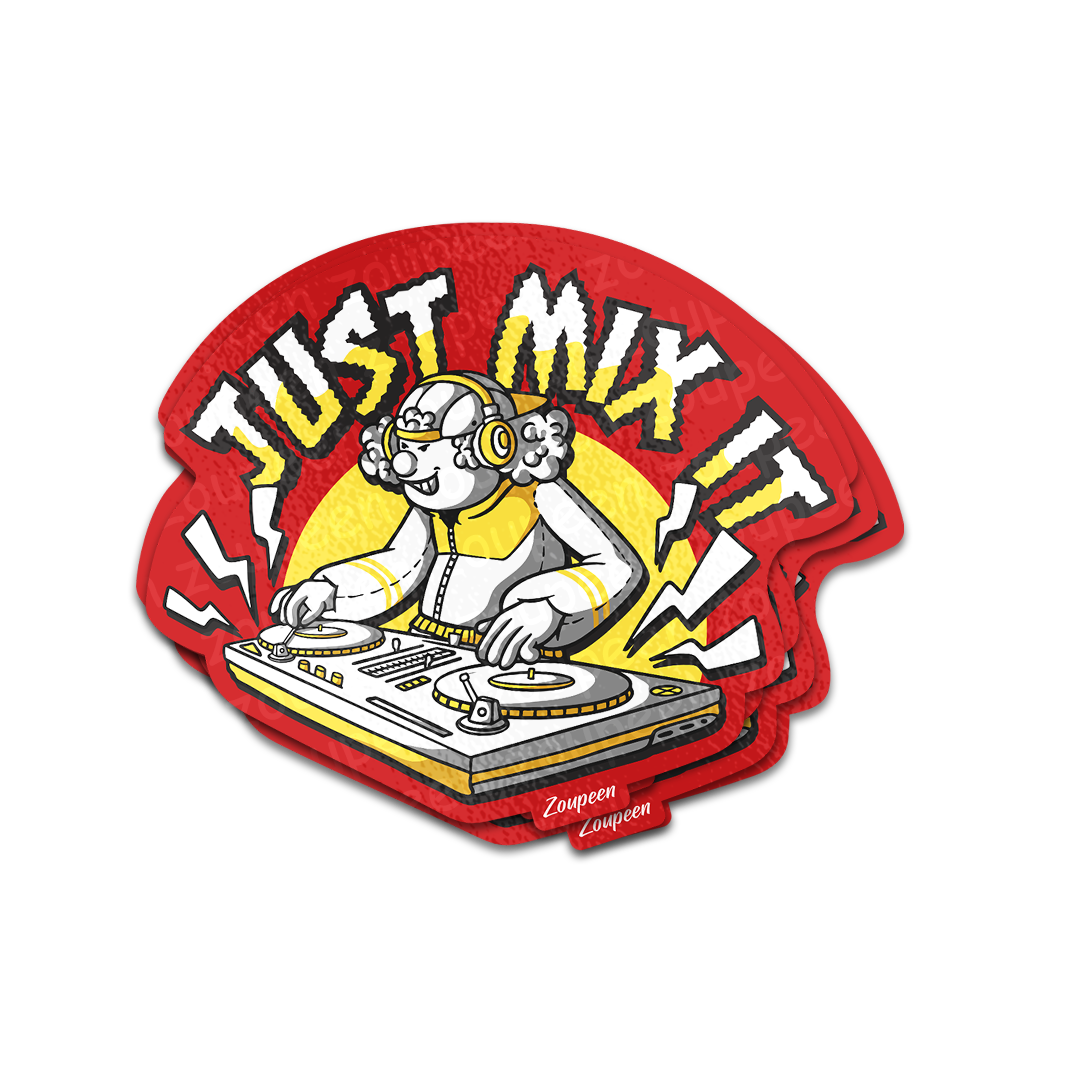 Just Mix It Sticker