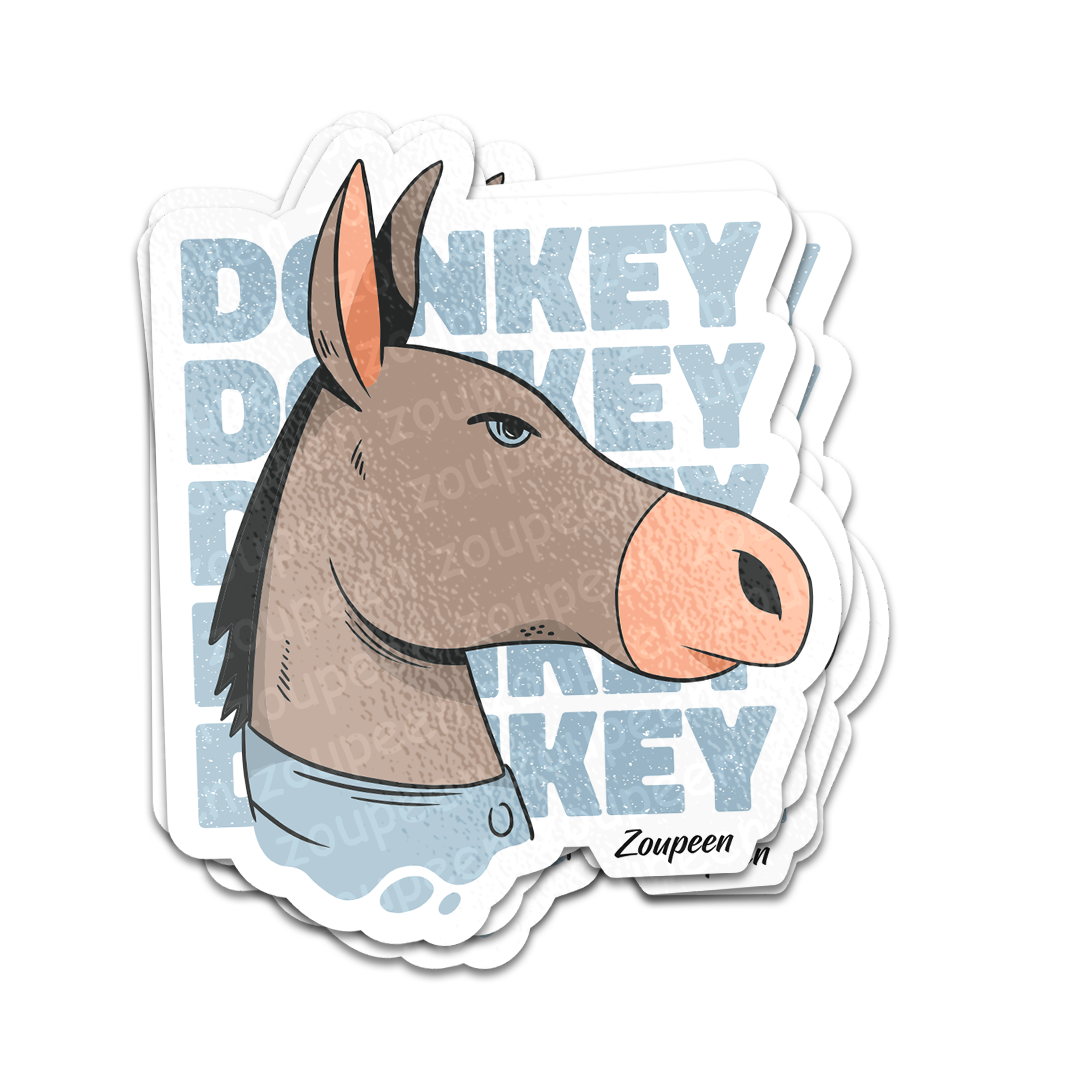 Donkey Attitude Sticker