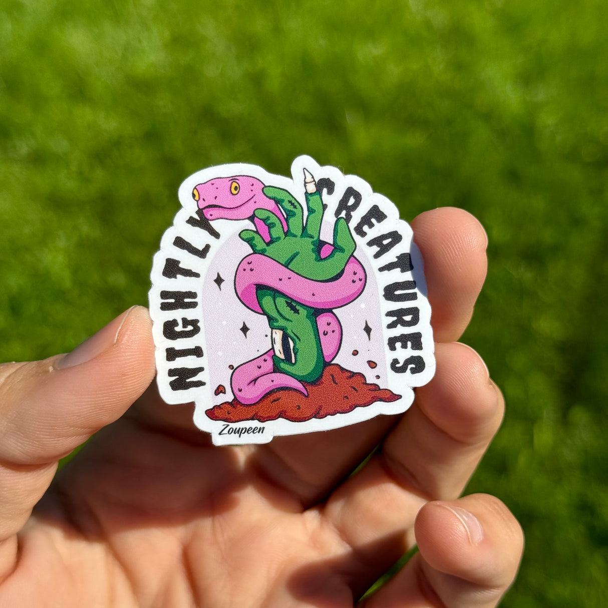 Nightly Creatures Sticker