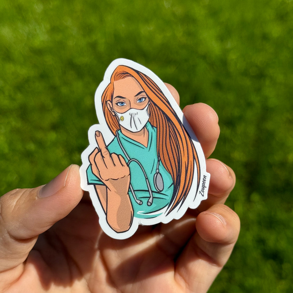 Fierce Nurse Sticker