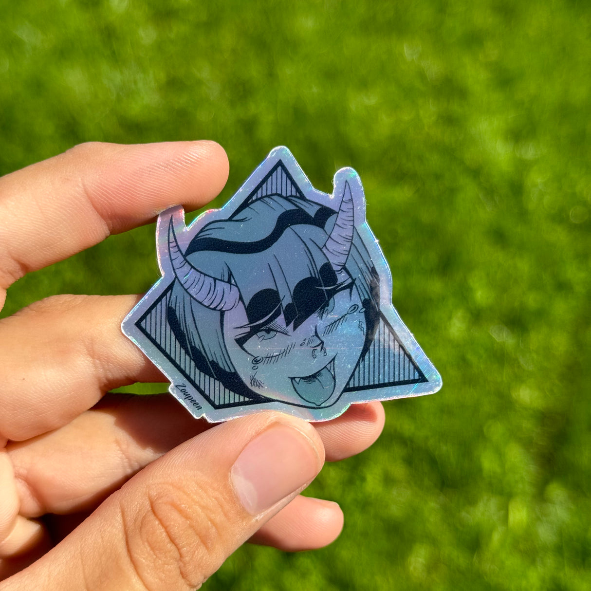 Demon Anime Girl Sticker