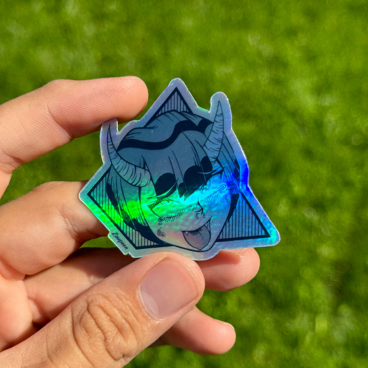 Demon Anime Girl Sticker