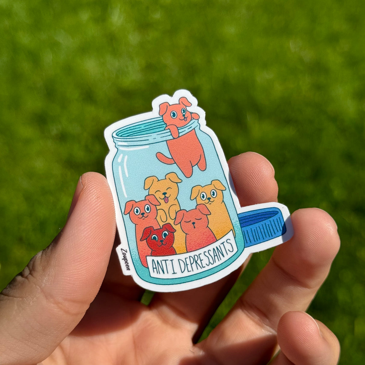Dog Antidepressants Sticker