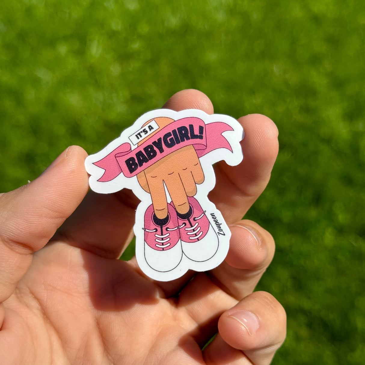 It's a Baby Girl! Sticker