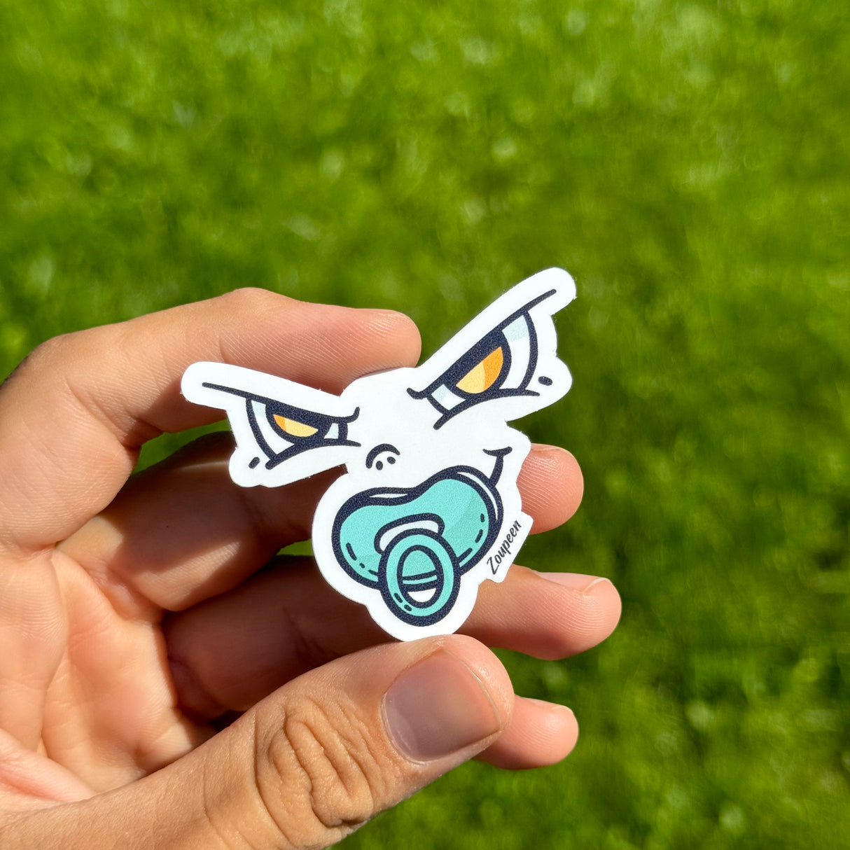 Baby Devil Cat Sticker