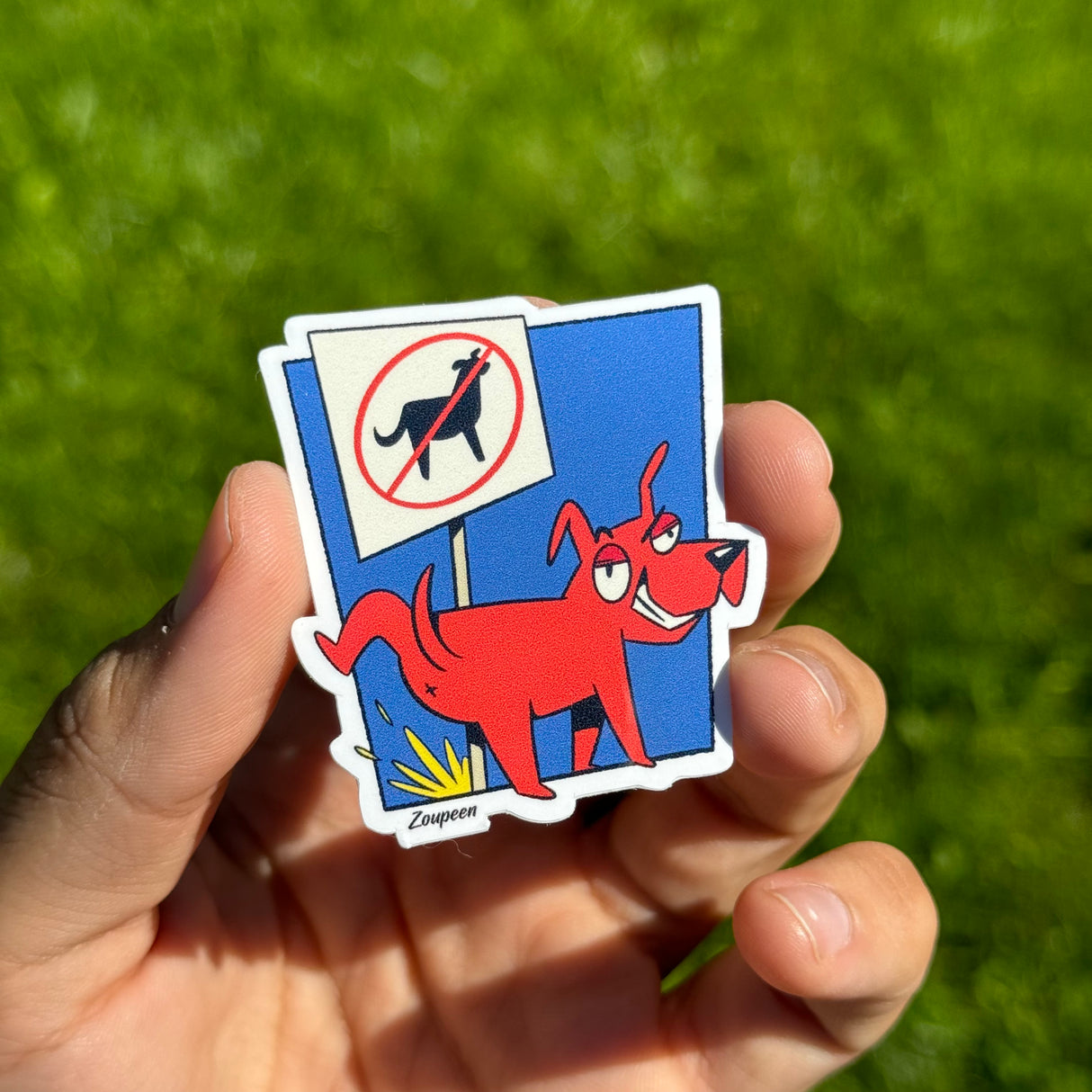Bad Dog Sticker