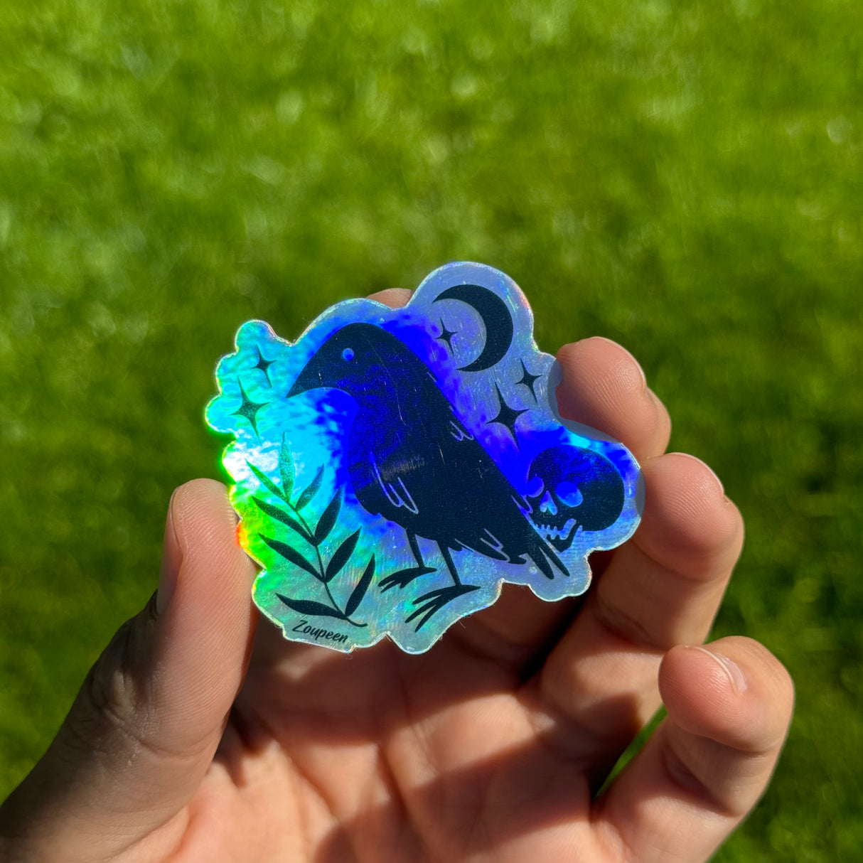 Midnight Raven Sticker