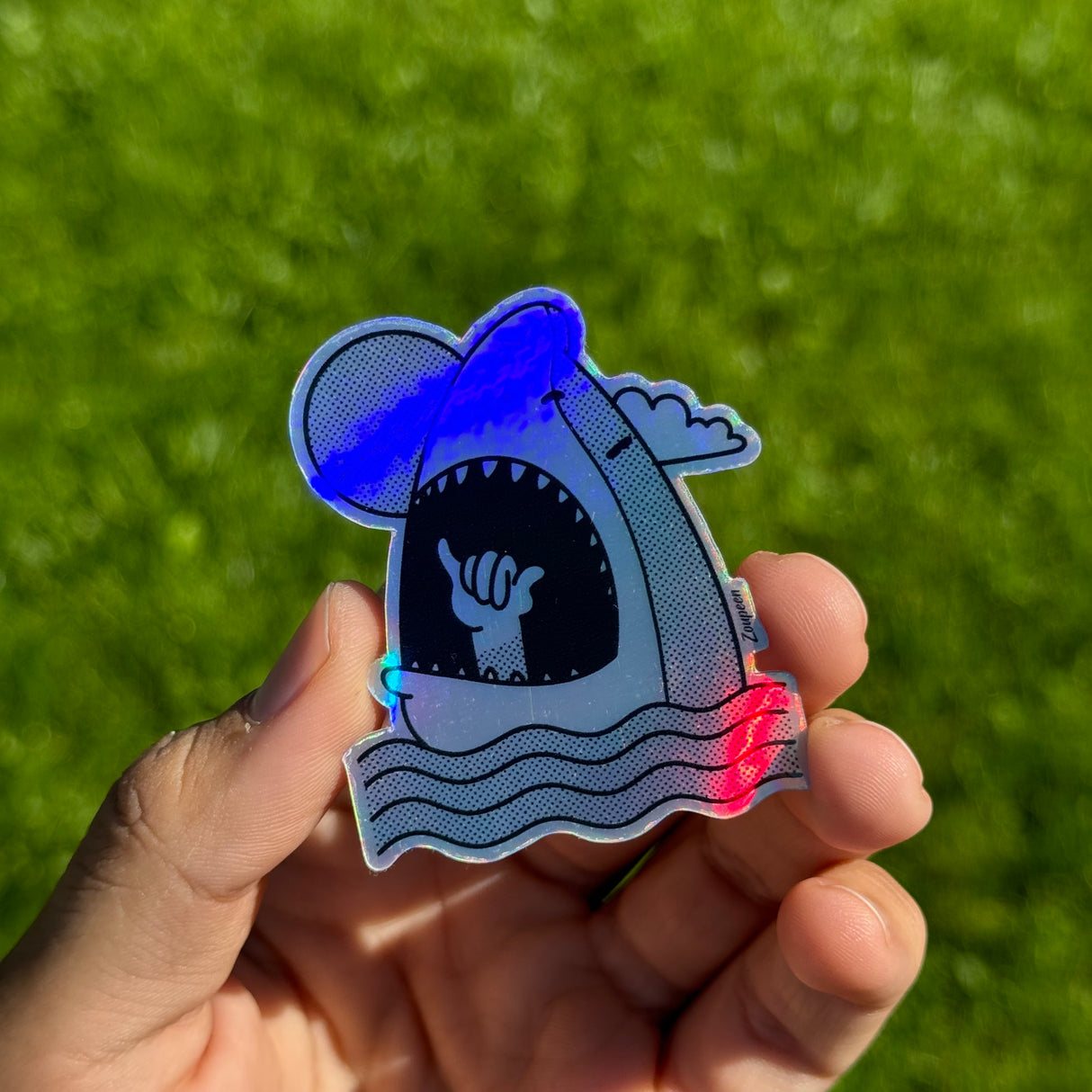 Shaka Shark Sticker