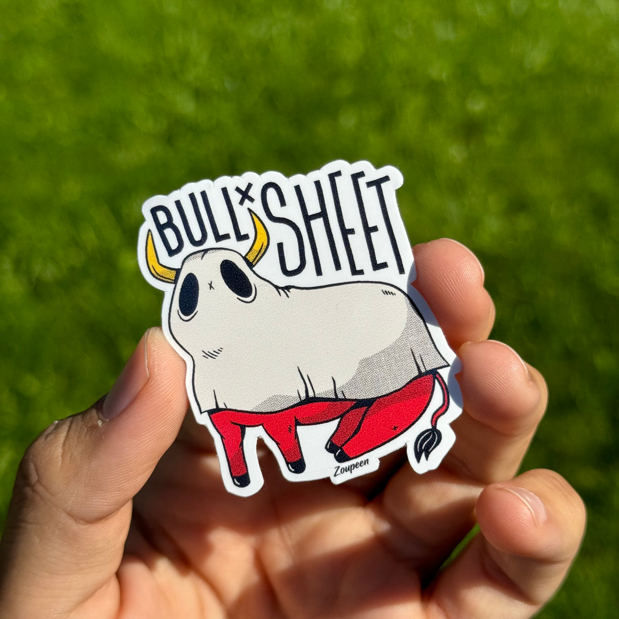 Bull Sheet Sticker