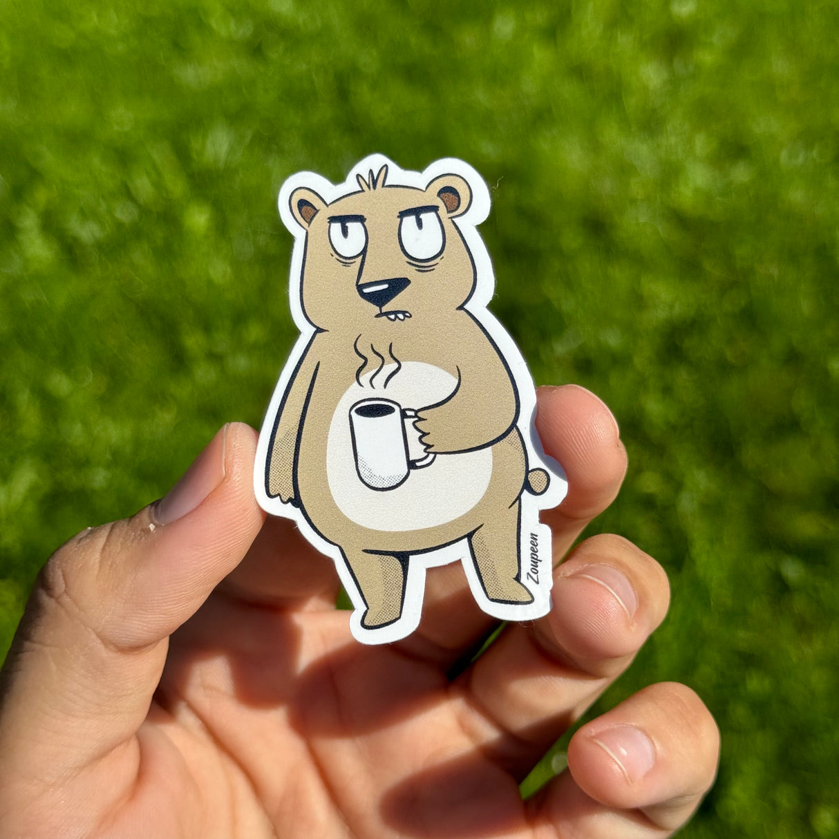 Grumpy Bear Sticker