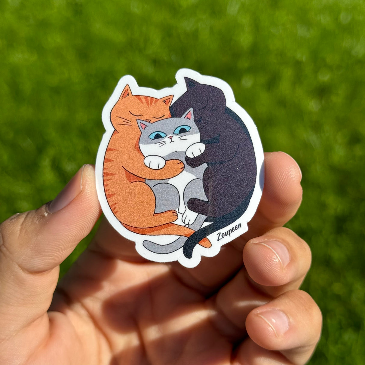 Trio Cuddle Sticker
