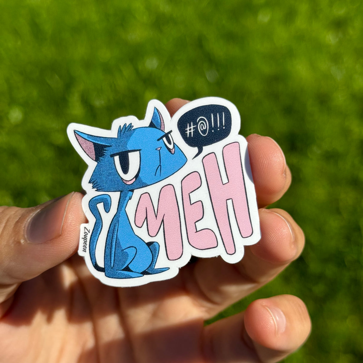 Meh Cat Sticker