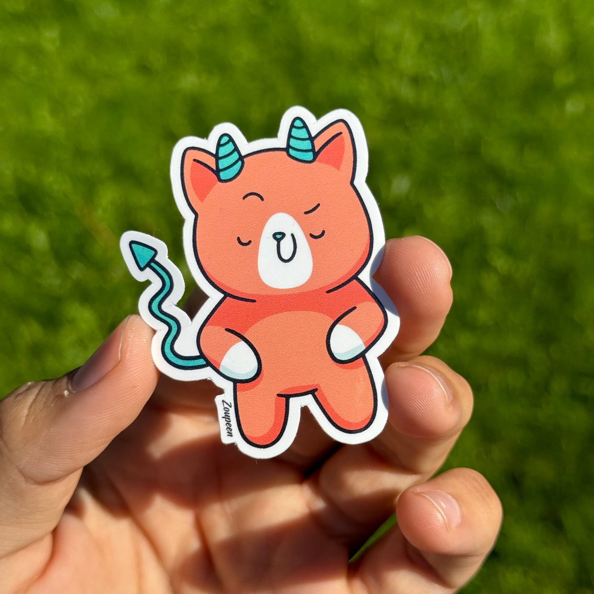 Mischievous Meow Sticker
