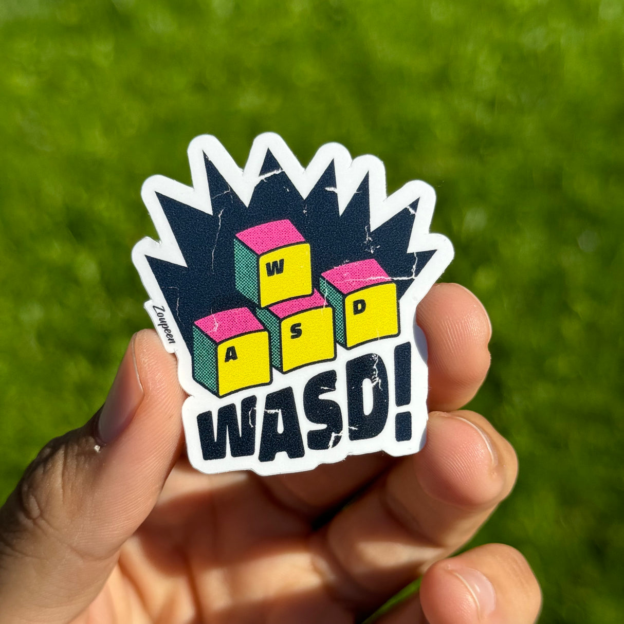 WASD Gamer Sticker