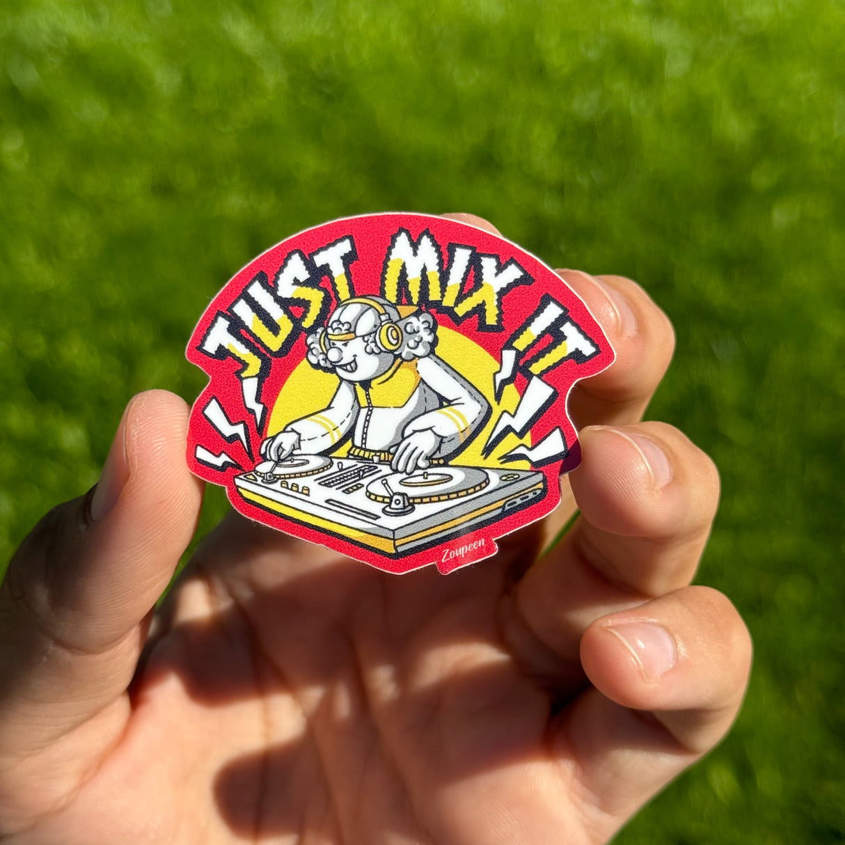 Just Mix It Sticker