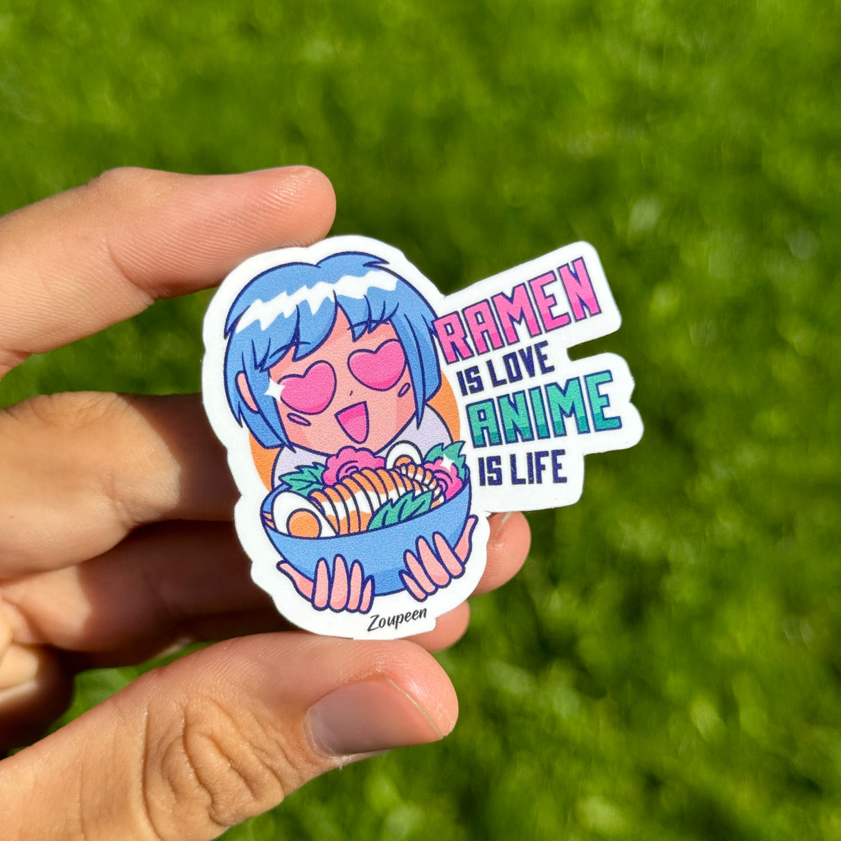Ramen Anime Crush Sticker