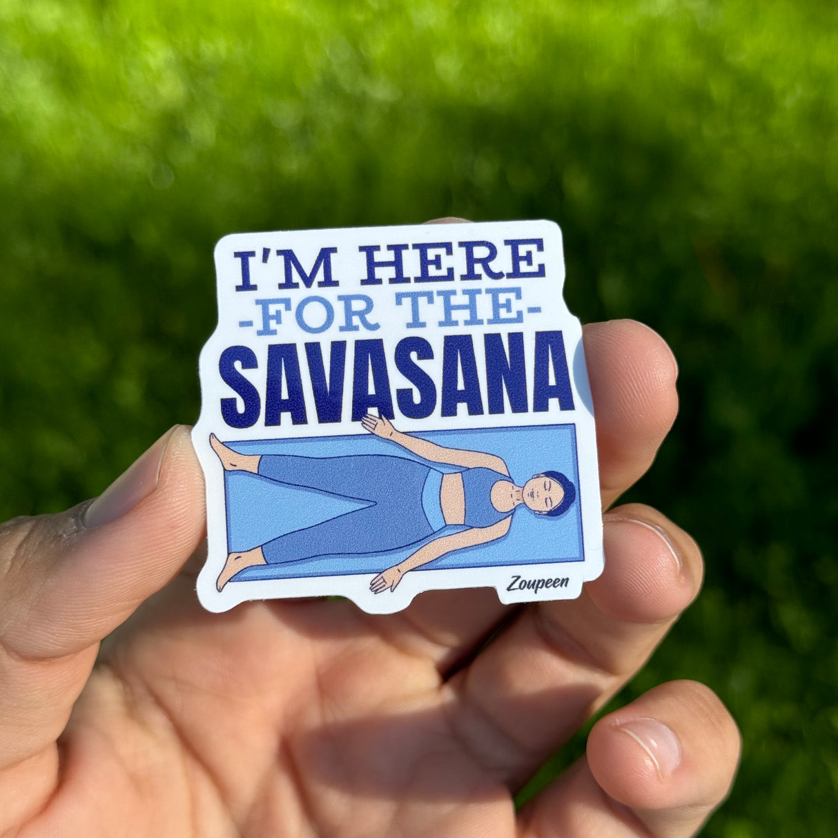 Savasana Sticker