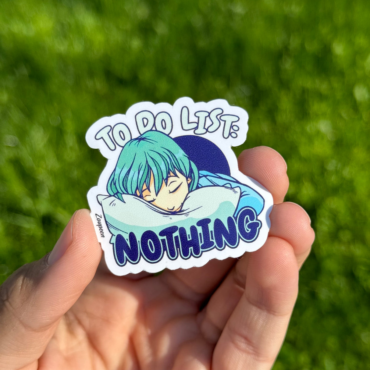 Lazy Day Sticker