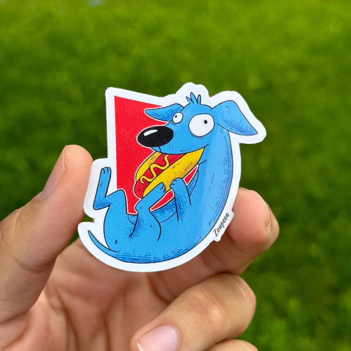Hot Dog Sticker