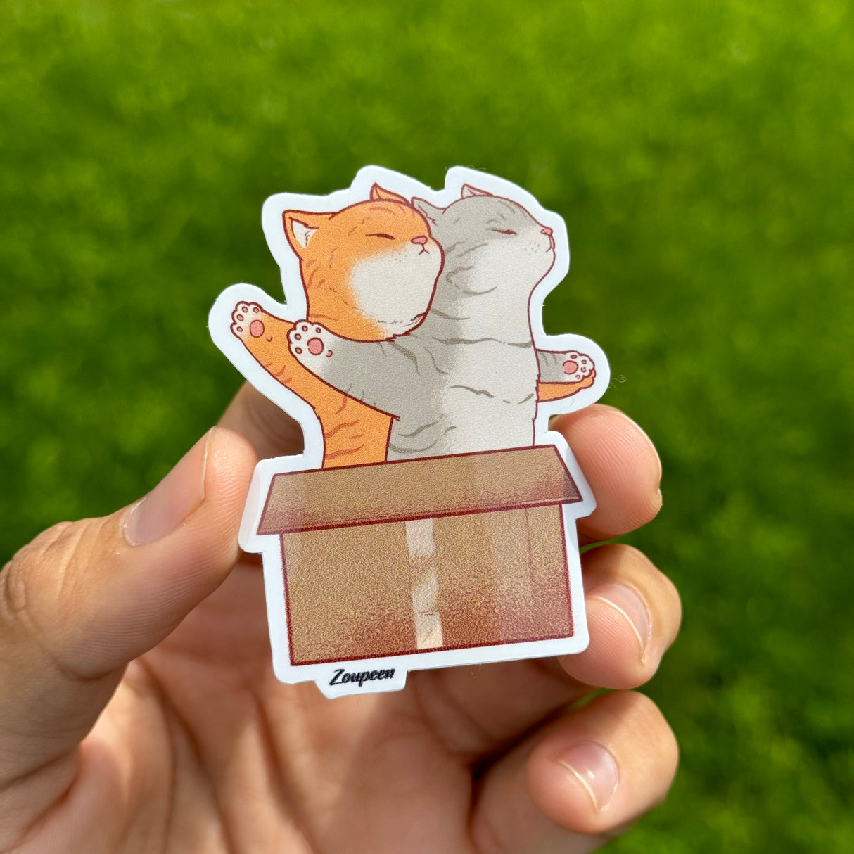 Titanic Cats Sticker