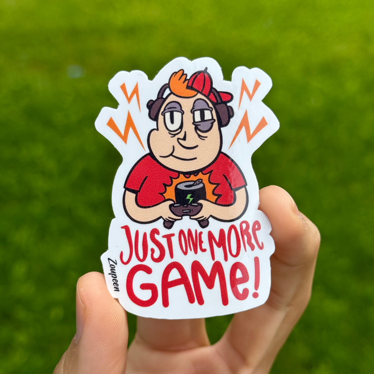 One More Game Sticker