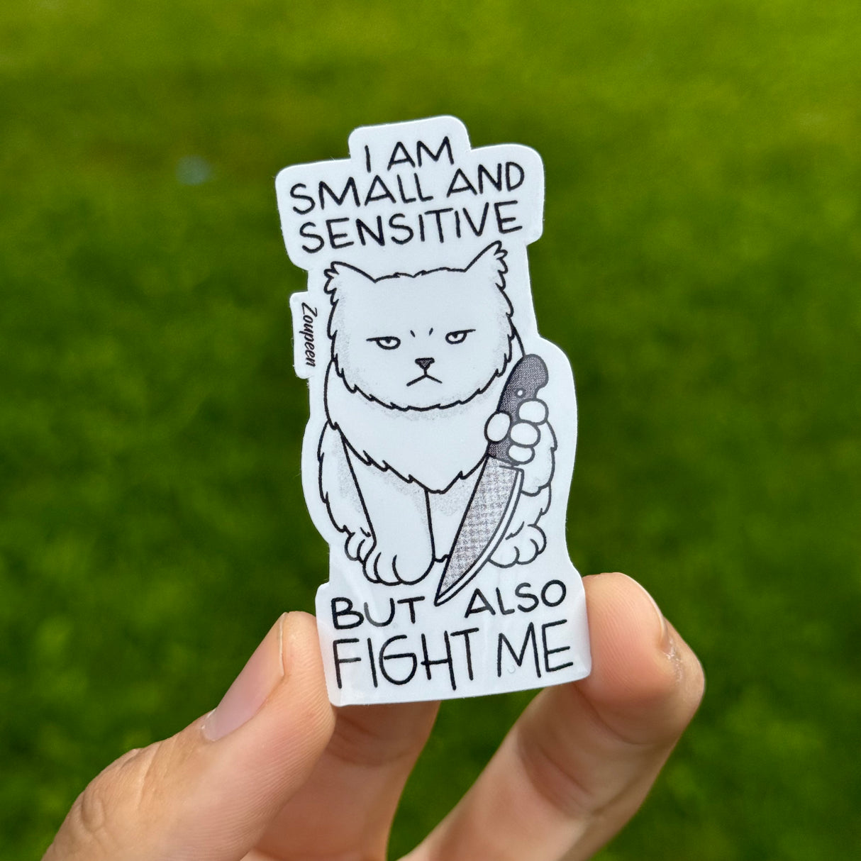Sensitive But Fierce Sticker