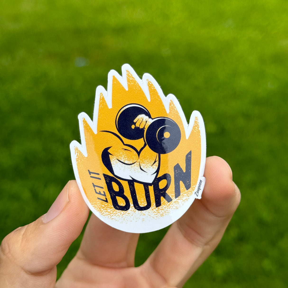 Let It Burn Sticker