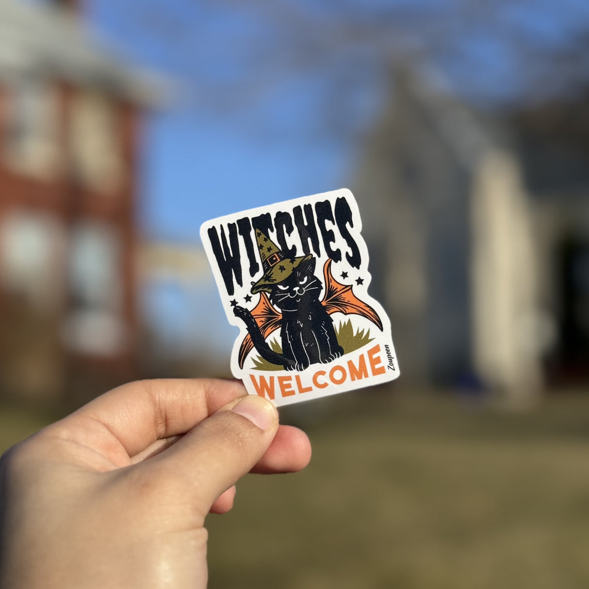 Witches Welcome Sticker