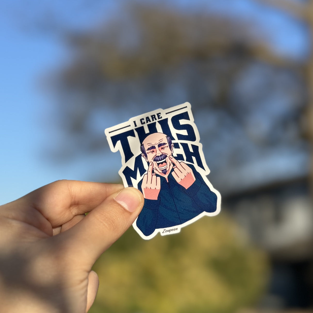 Care-Free Gesture Sticker