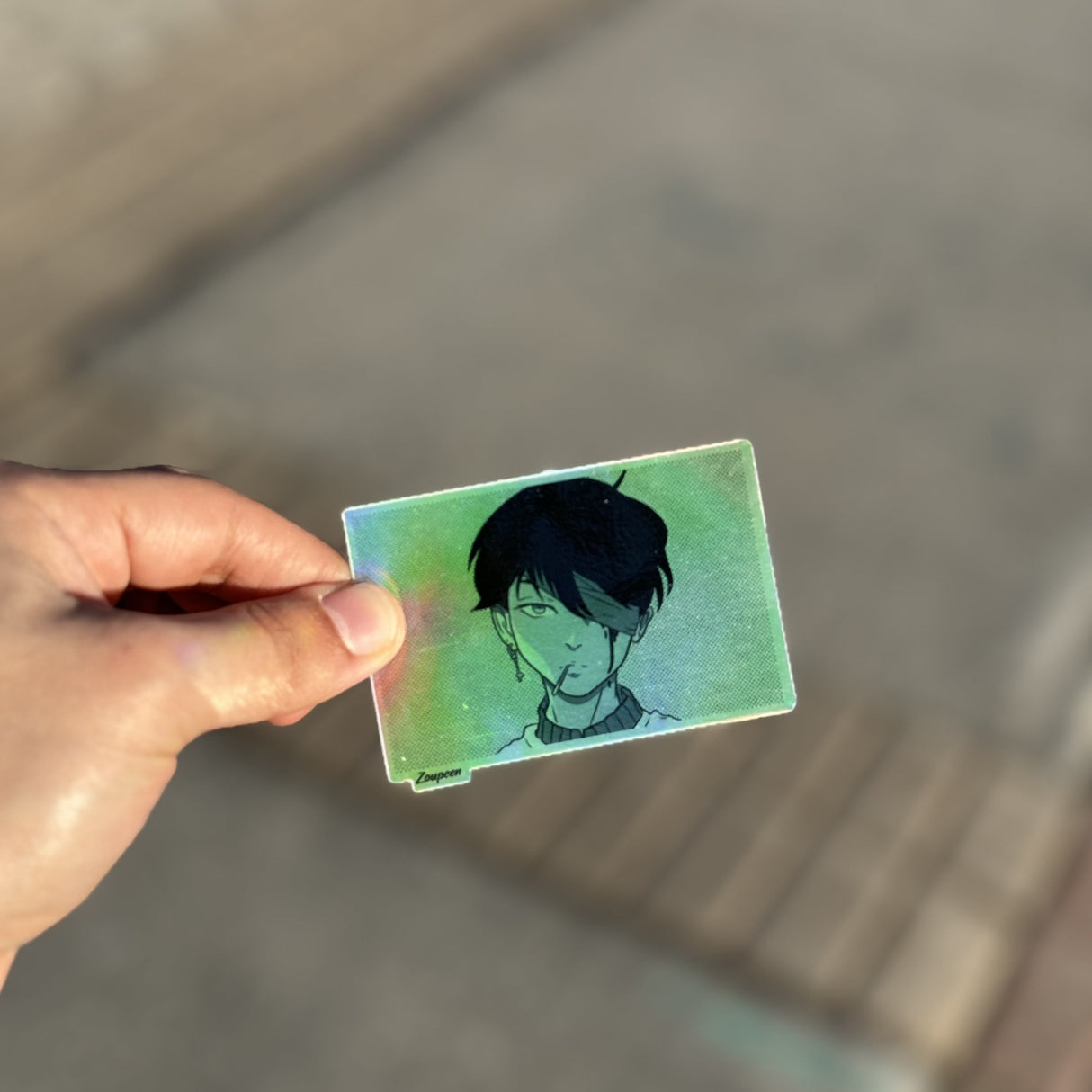 Bad Boy Anime Sticker