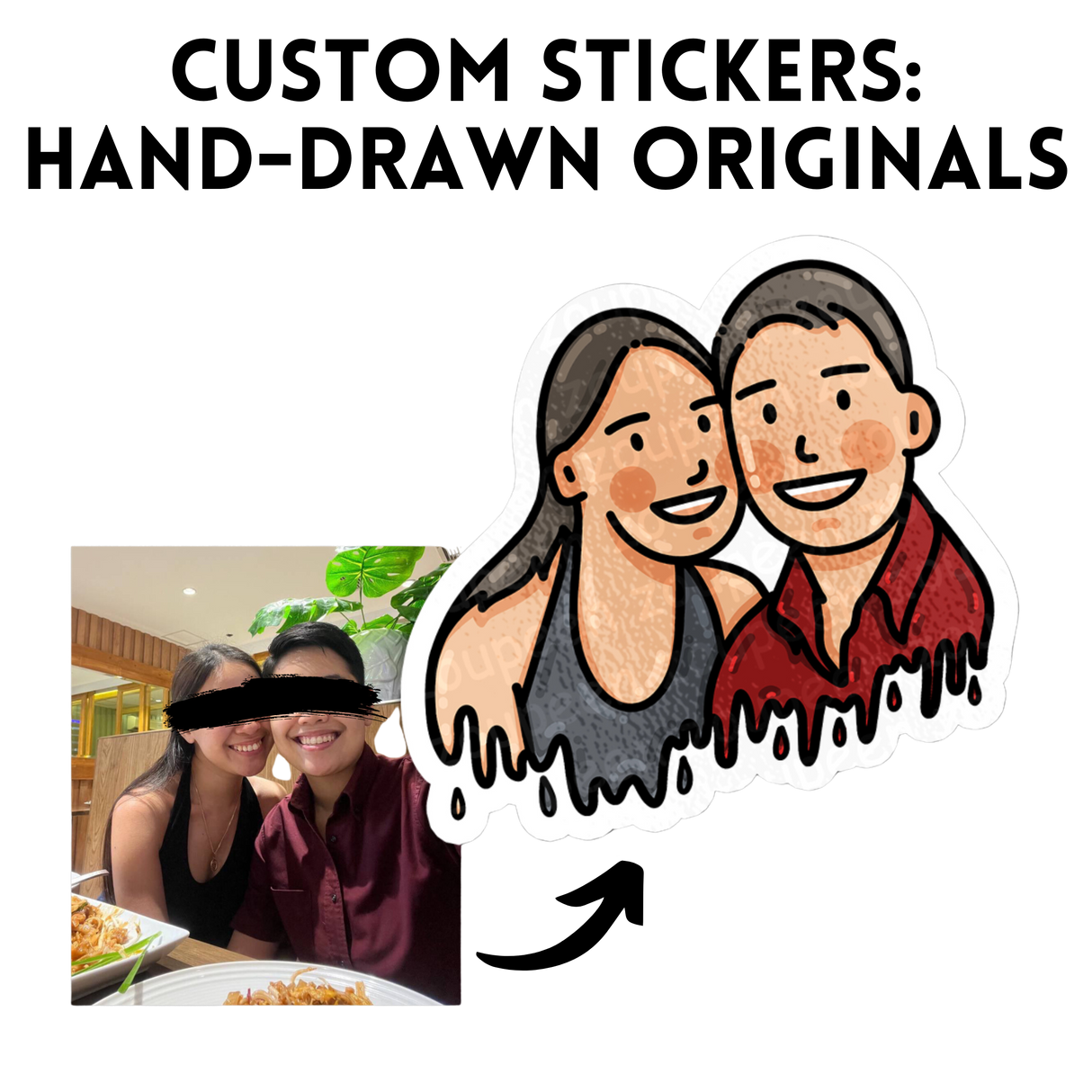 Custom Stickers: Hand-Drawn Originals