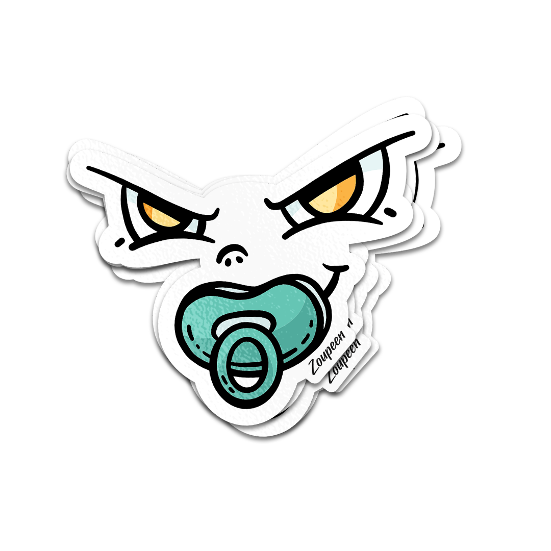 Baby Devil Cat Sticker