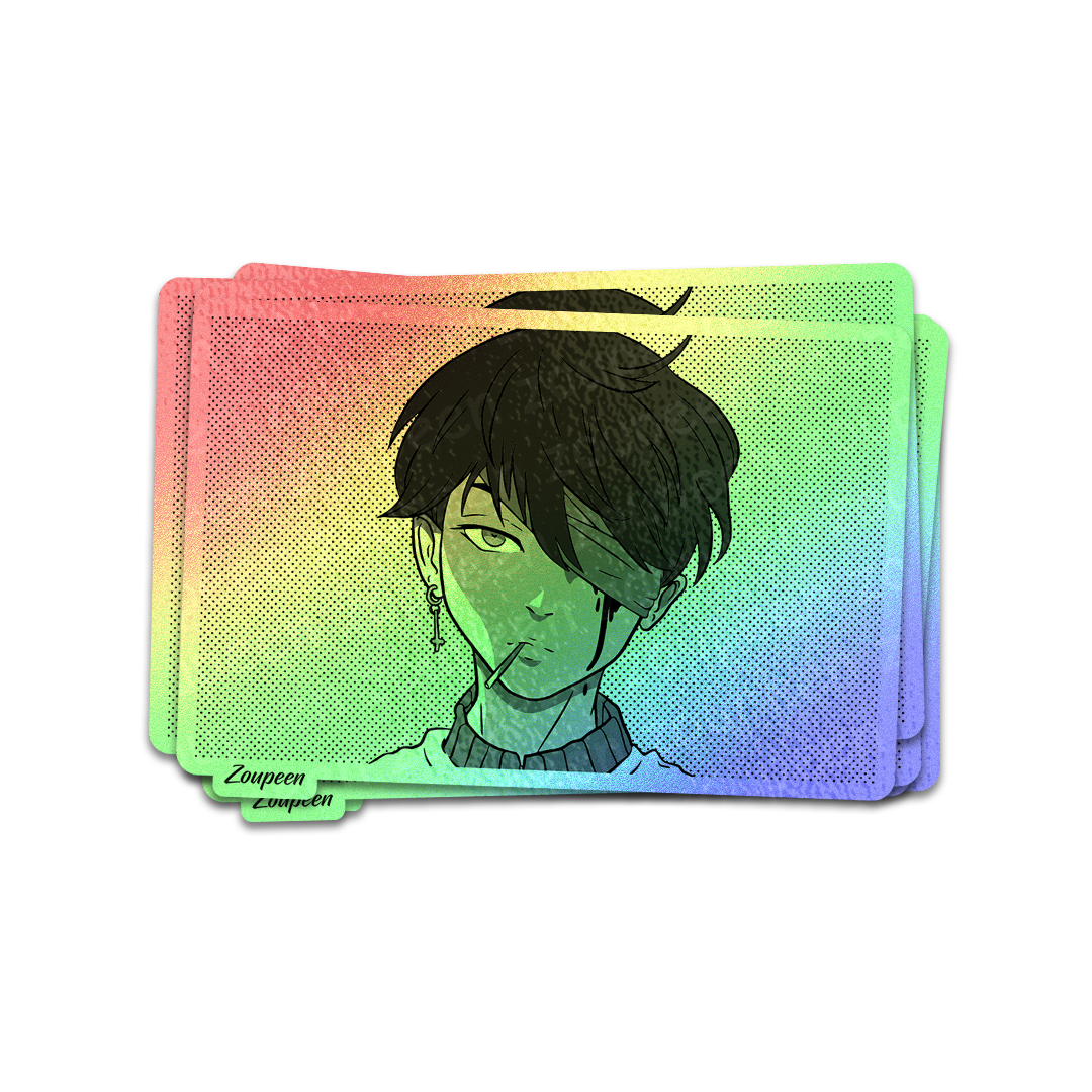 Bad Boy Anime Sticker