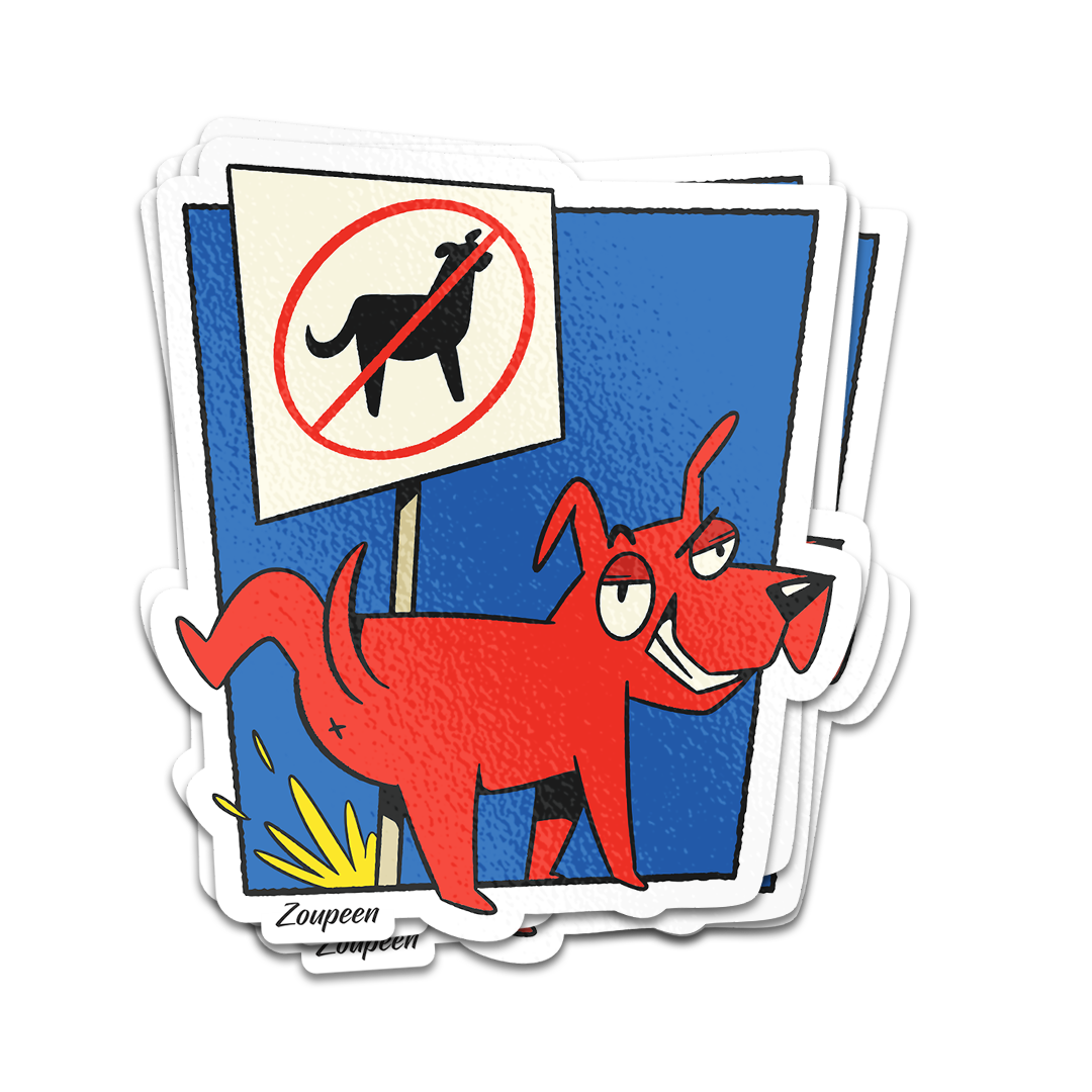 Bad Dog Sticker