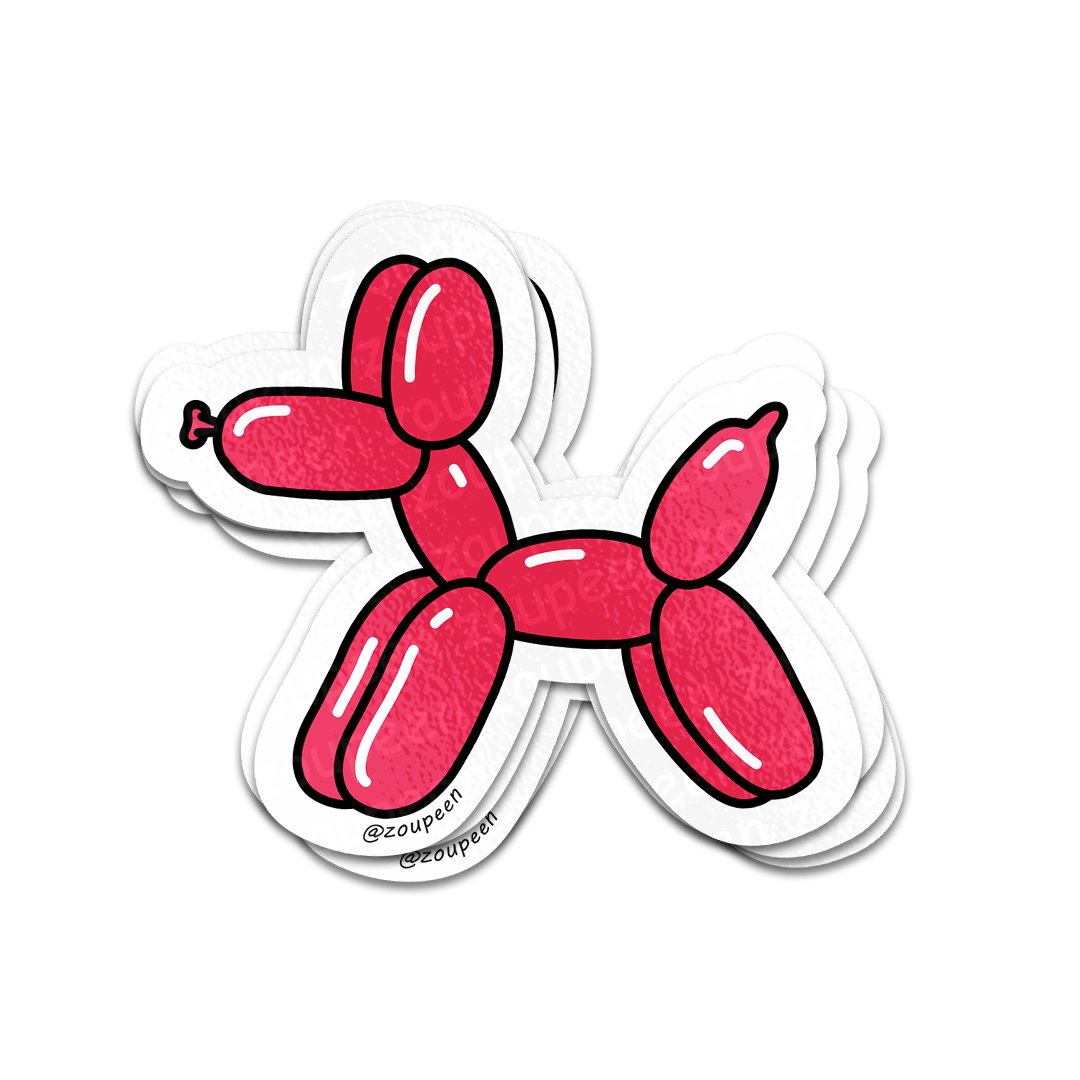 Balloon Dog Sticker