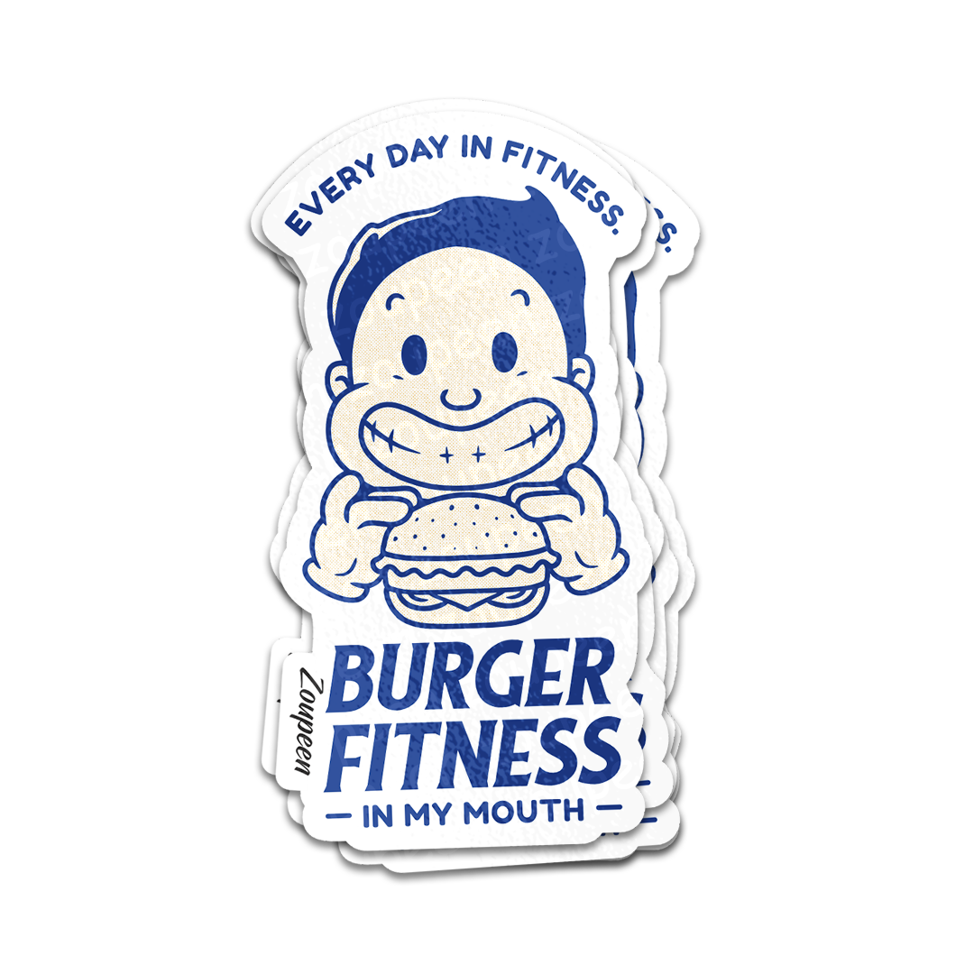 Burger Gains Sticker