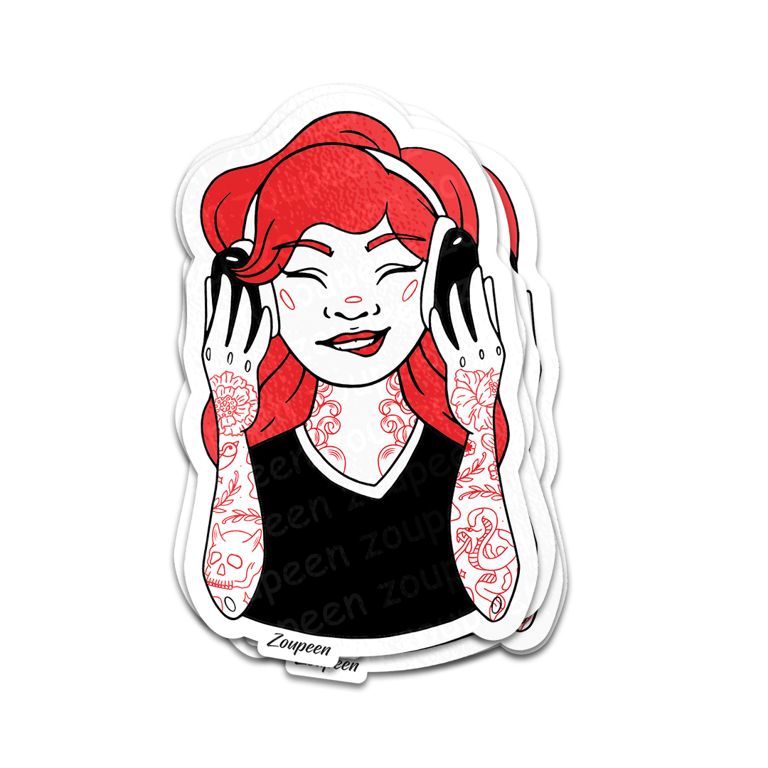 Tattoo Tunes Sticker