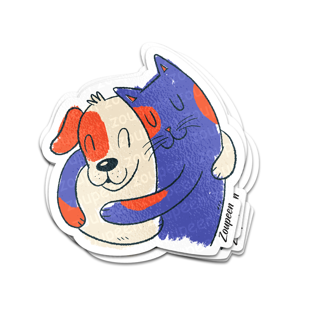 Cuddle Buddies Sticker