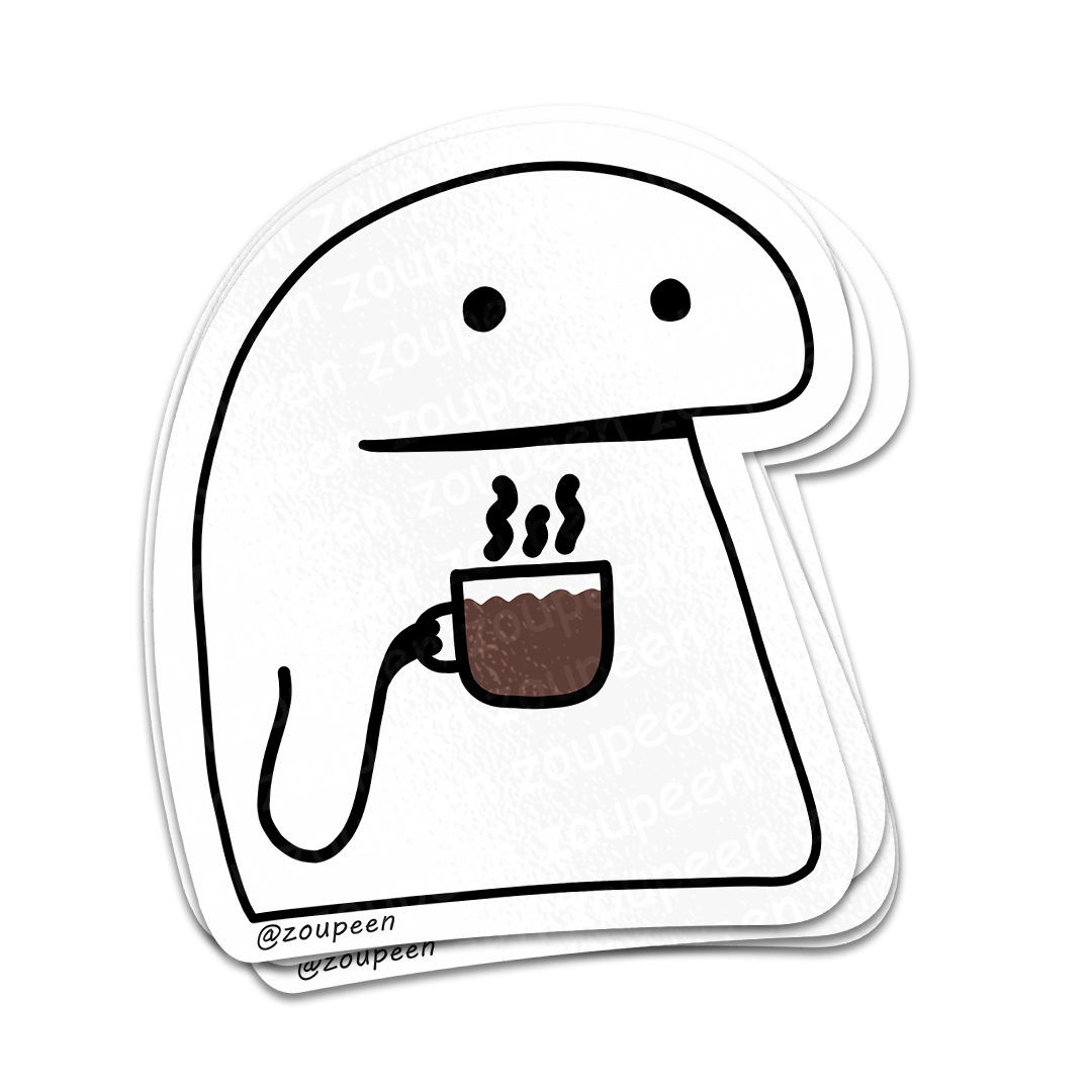 Coffee Shock Sticker
