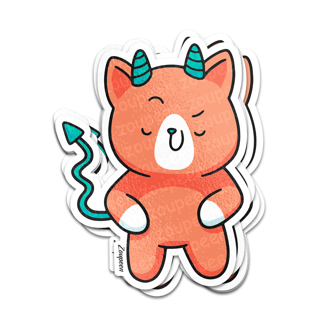 Mischievous Meow Sticker