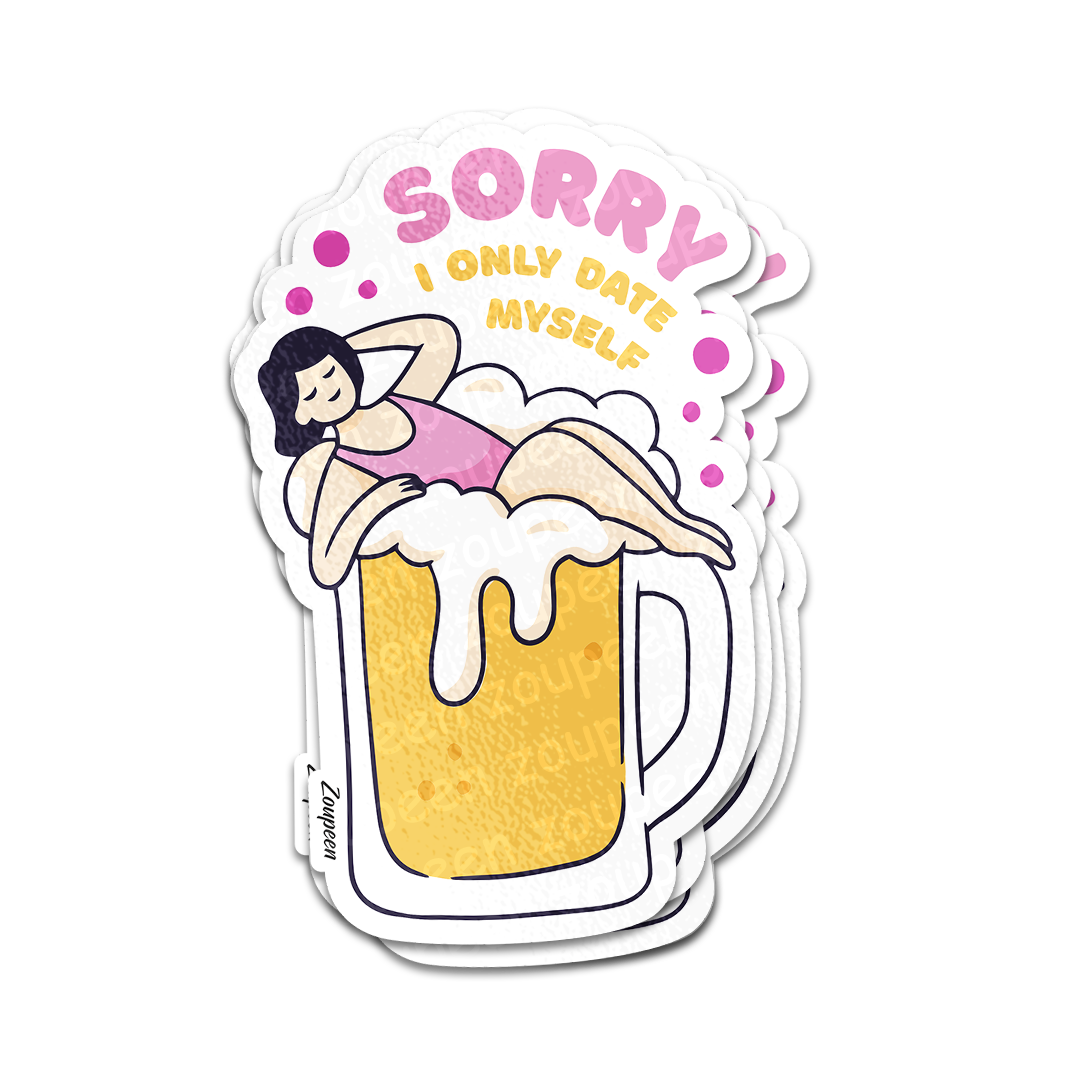 Self-Date Delight Sticker