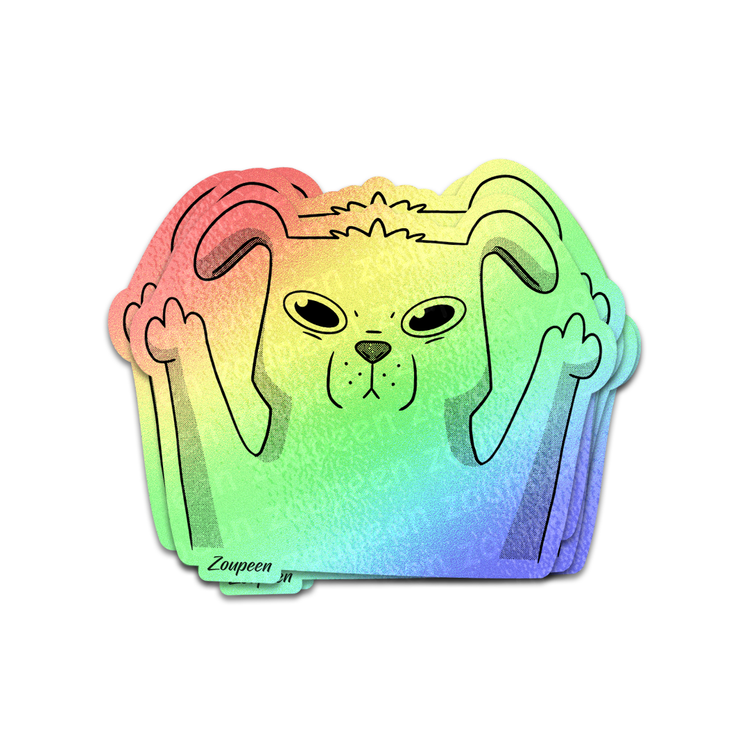 Sassy Pup Sticker