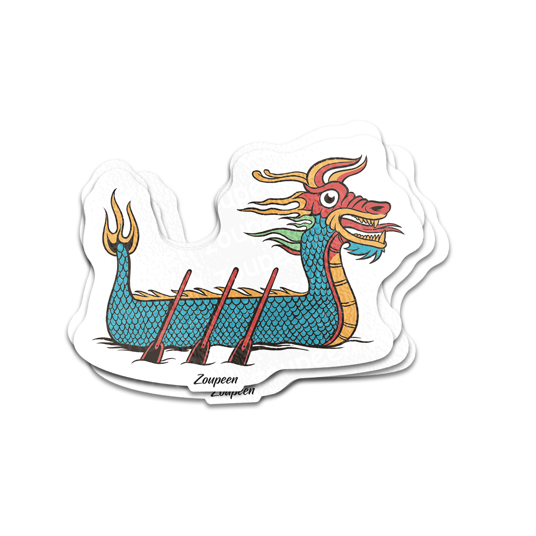 Dragon Boat Adventure Sticker