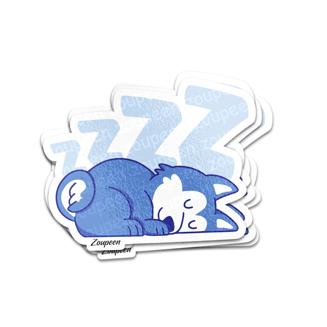Husky Dreams Sticker