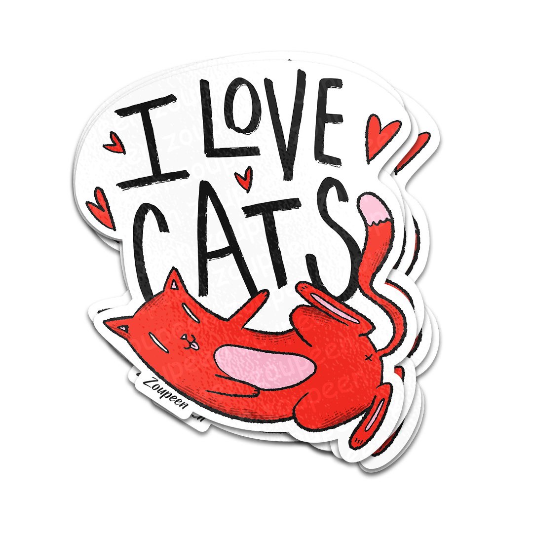 Cat Lover Sticker