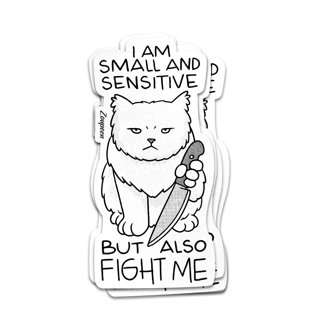 Sensitive But Fierce Sticker